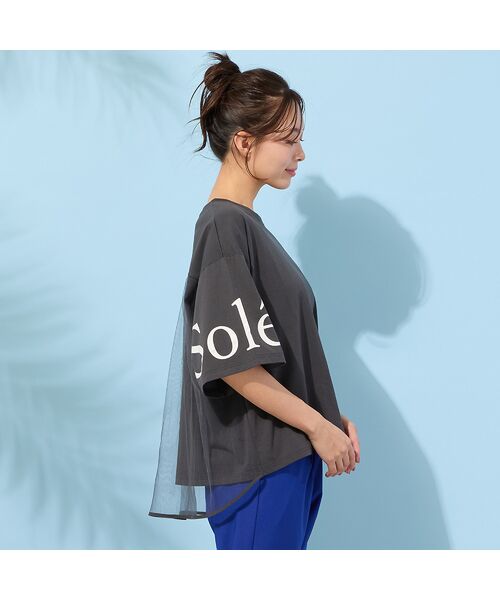 PISANO / ピサーノ カットソー | 【手洗いOK・紫外線防止・接触冷感】『Soleil』袖プリントカットソー | 詳細10