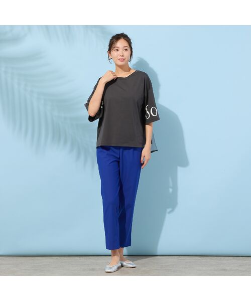 PISANO / ピサーノ カットソー | 【手洗いOK・紫外線防止・接触冷感】『Soleil』袖プリントカットソー | 詳細12