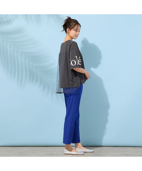 PISANO / ピサーノ カットソー | 【手洗いOK・紫外線防止・接触冷感】『Soleil』袖プリントカットソー | 詳細15