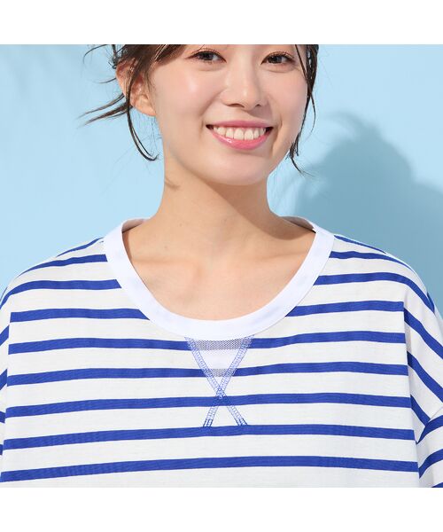 PISANO / ピサーノ カットソー | 【手洗いOK・綿100％】ボーダーリラックスカットソー | 詳細17