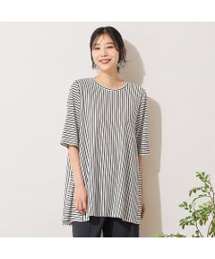 PISANO / ピサーノ カットソー | 【手洗いOK・接触冷感】切り替えボーダーカットソー