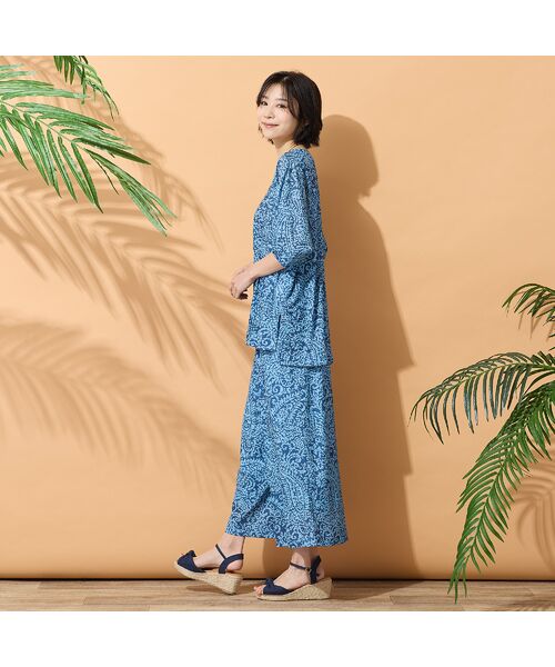 PISANO / ピサーノ カットソー | 【手洗いOK・セットアップ対応】ペイズリープリントカットソー | 詳細12