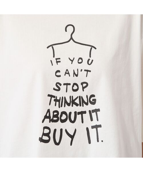 PISANO / ピサーノ カットソー | 【手洗いOK・綿100％・接触冷感】ロゴドレスプリントTシャツ | 詳細6