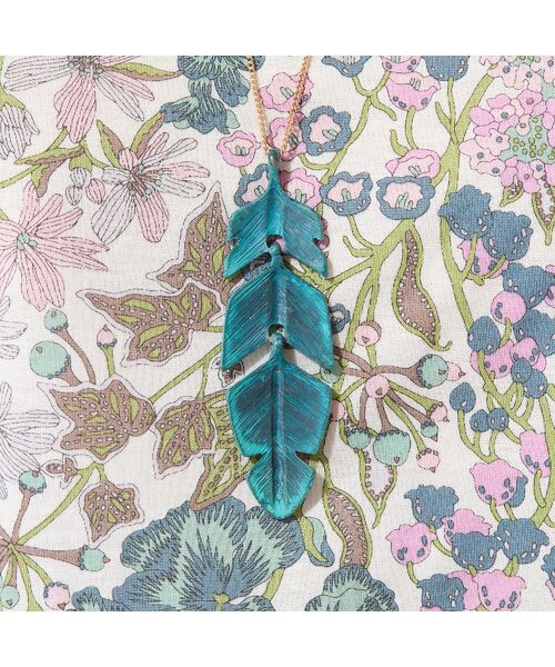 PISANO / ピサーノ ネックレス・ペンダント・チョーカー | アンティーク風フェザーモチーフネックレス | 詳細6