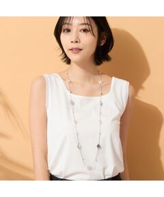 PISANO / ピサーノ ネックレス・ペンダント・チョーカー | パール調×シルバー調パーツ・ロングネックレス