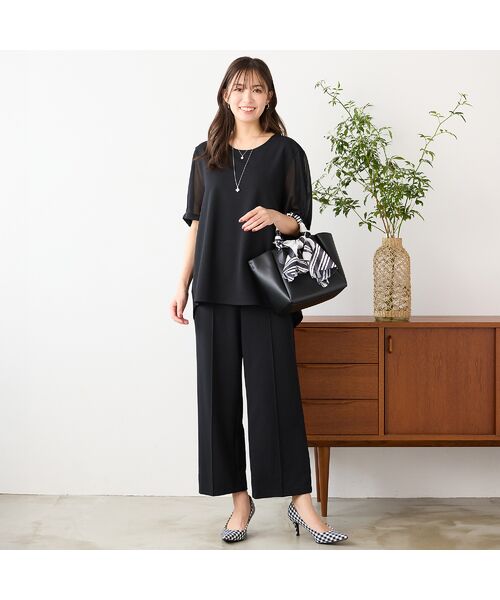 PISANO / ピサーノ マフラー・ショール・スヌード・ストール | 【手洗いOK】モノクロプリントストール | 詳細4