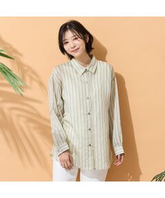 PISANO / ピサーノ シャツ・ブラウス | 【手洗いOK】マルチストライプ柄シャツ