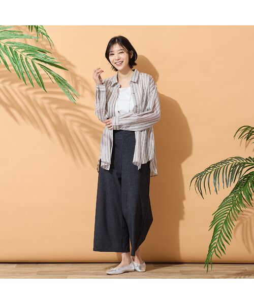 PISANO / ピサーノ シャツ・ブラウス | 【手洗いOK】マルチストライプ柄シャツ | 詳細3