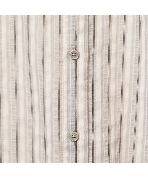 PISANO / ピサーノ シャツ・ブラウス | 【手洗いOK】マルチストライプ柄シャツ | 詳細5