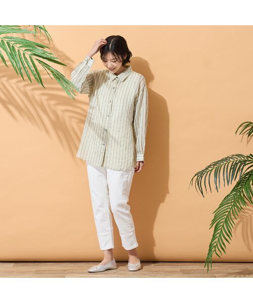 PISANO / ピサーノ シャツ・ブラウス | 【手洗いOK】マルチストライプ柄シャツ | 詳細11