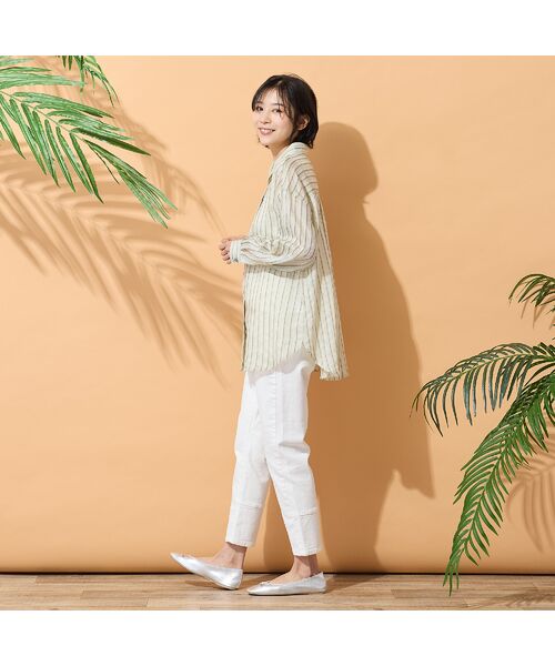 PISANO / ピサーノ シャツ・ブラウス | 【手洗いOK】マルチストライプ柄シャツ | 詳細12