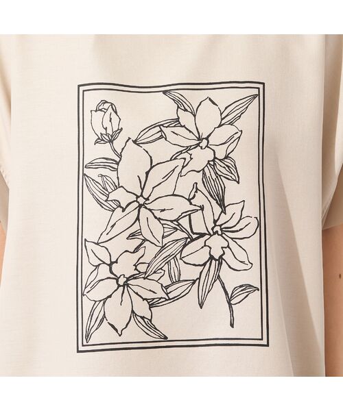 PISANO / ピサーノ シャツ・ブラウス | 【手洗いOK・接触冷感】フラワープリントコクーンブラウス | 詳細4