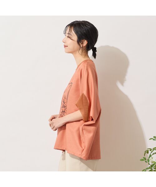 PISANO / ピサーノ シャツ・ブラウス | 【手洗いOK・接触冷感】フラワープリントコクーンブラウス | 詳細10