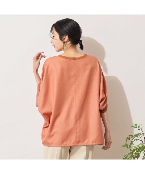 PISANO / ピサーノ シャツ・ブラウス | 【手洗いOK・接触冷感】フラワープリントコクーンブラウス | 詳細11