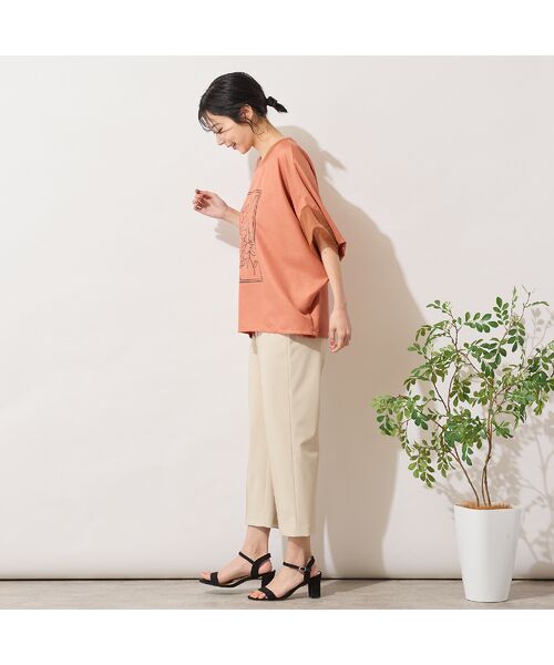 PISANO / ピサーノ シャツ・ブラウス | 【手洗いOK・接触冷感】フラワープリントコクーンブラウス | 詳細16