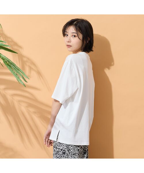 PISANO / ピサーノ カットソー | 【綿100％・手洗いOK】テープ刺繍カットソー | 詳細1