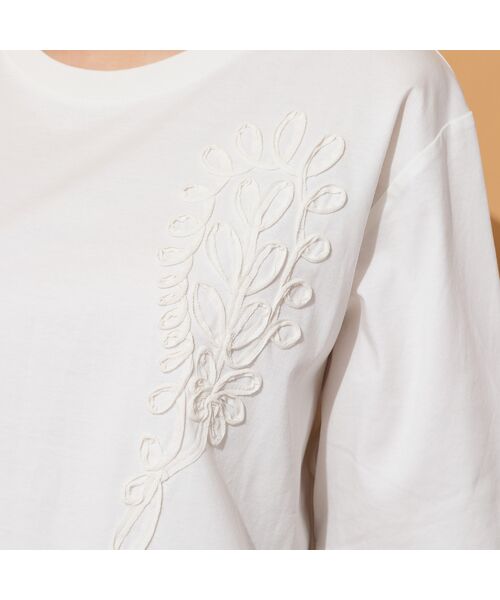 PISANO / ピサーノ カットソー | 【綿100％・手洗いOK】テープ刺繍カットソー | 詳細10