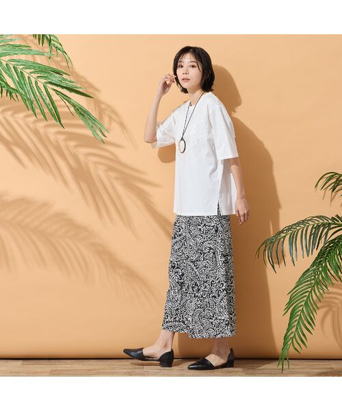 PISANO / ピサーノ カットソー | 【綿100％・手洗いOK】テープ刺繍カットソー | 詳細5