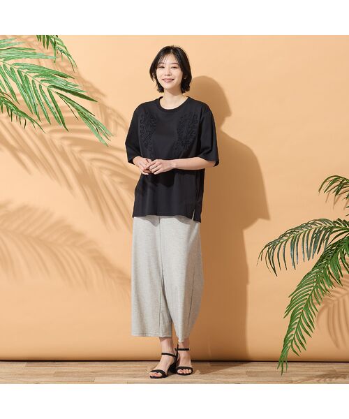 PISANO / ピサーノ カットソー | 【綿100％・手洗いOK】テープ刺繍カットソー | 詳細13