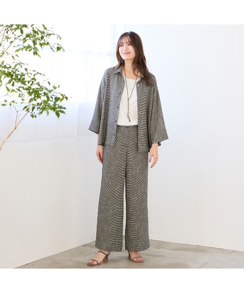 PISANO / ピサーノ タンクトップ | 【手洗いOK・身頃綿100％】2Wayチュール配色タンクトップ | 詳細3