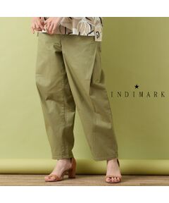 PISANO / ピサーノ ショート・ハーフ・半端丈パンツ | 【手洗いOK・INDIMARKコラボ】サイドタックコクーンパンツ