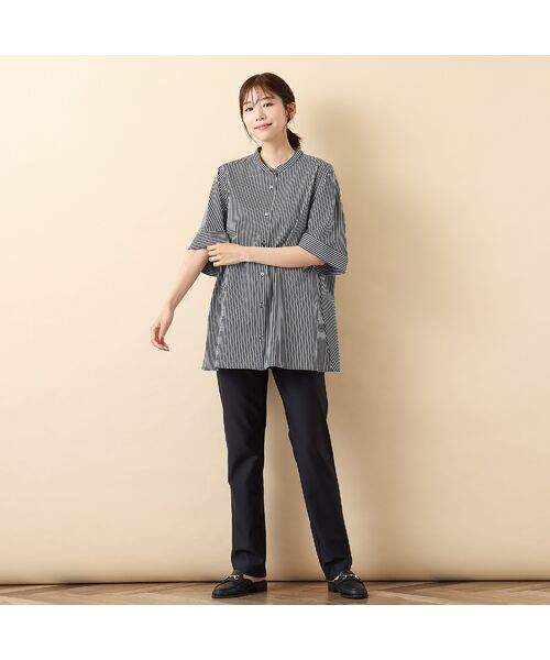 PISANO / ピサーノ シャツ・ブラウス | 【手洗いOK・接触冷感】J-CAMICIEバンドカラーシャツブラウス | 詳細14