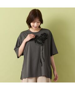 PISANO / ピサーノ カットソー | 【手洗いOK】ハート刺繍カットソー