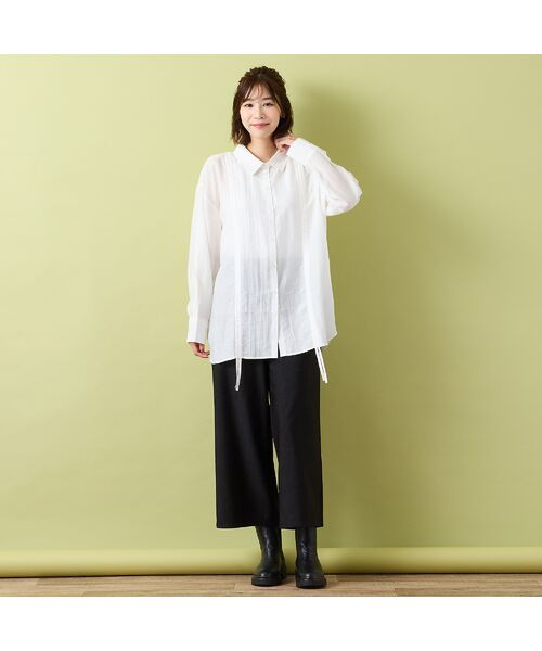 PISANO / ピサーノ その他トップス | 【アンサンブル商品】ニットジレ＆ドロストシャツ | 詳細14