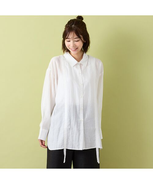 PISANO / ピサーノ その他トップス | 【アンサンブル商品】ニットジレ＆ドロストシャツ | 詳細11