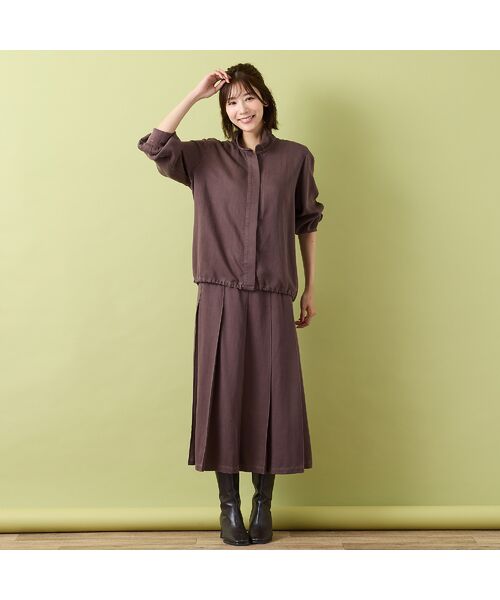 PISANO / ピサーノ ブルゾン | 【手洗いOK・セットアップ対応】製品洗い加工・デニム風ブルゾン | 詳細1