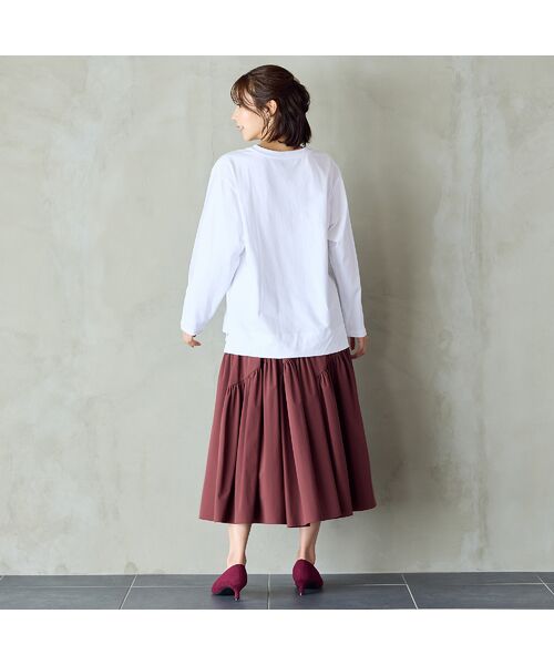 PISANO / ピサーノ カットソー | 【手洗いOK・HAPPY FACEコラボ】エマちゃんメッセージカットソー | 詳細2