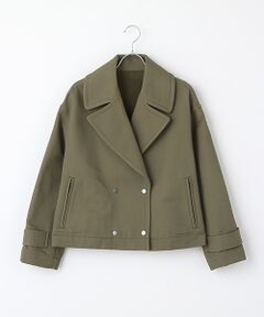 ダブルフェイスショートブルゾン