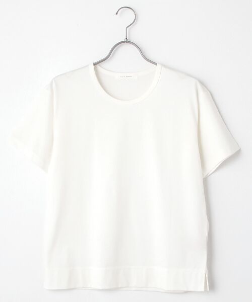 PLAIN PEOPLE / プレインピープル Tシャツ | ロータスクリアジャージー半袖カットソー（ホワイト）