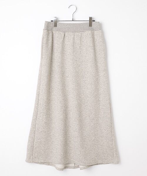 PLAIN PEOPLE / プレインピープル ロング・マキシ丈ワンピース | ヤクコットンロングスカート（オートミール）