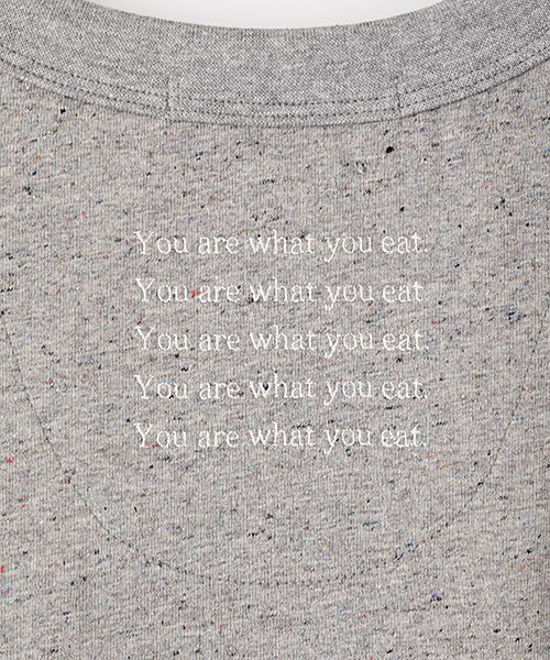 PLAIN PEOPLE / プレインピープル Tシャツ | YOU ARE WHAT YOU EAT. T-shirt | 詳細5