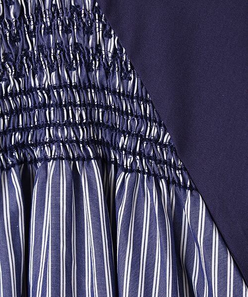 PLAIN PEOPLE / プレインピープル ロング・マキシ丈ワンピース | スモッキング刺繍ロングワンピース | 詳細5