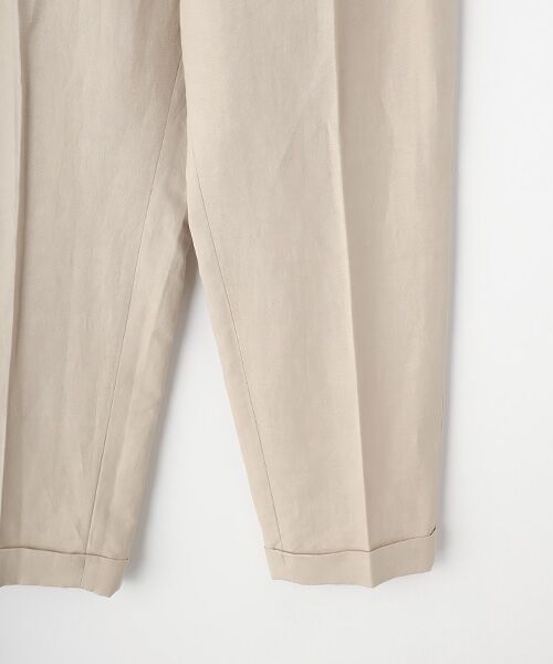 PLAIN PEOPLE / プレインピープル その他パンツ | ポプリンワッシャーテーパードパンツ | 詳細3