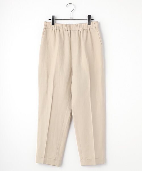 PLAIN PEOPLE / プレインピープル その他パンツ | ポプリンワッシャーテーパードパンツ（ベージュ）