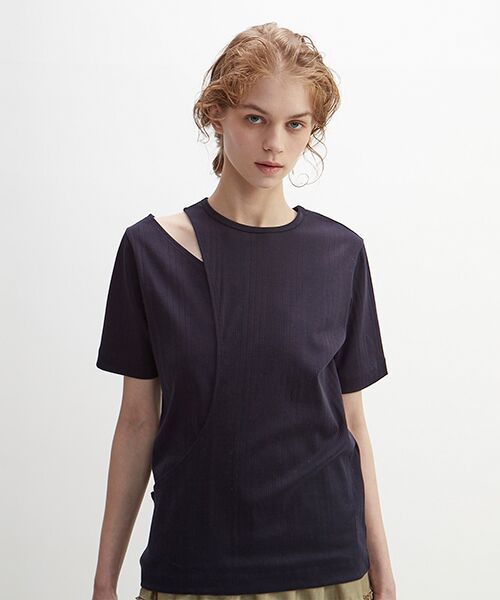 リブデザインプルオーバー （Tシャツ）｜PLAIN PEOPLE / プレインピープル ファッション通販 タカシマヤファッションスクエア