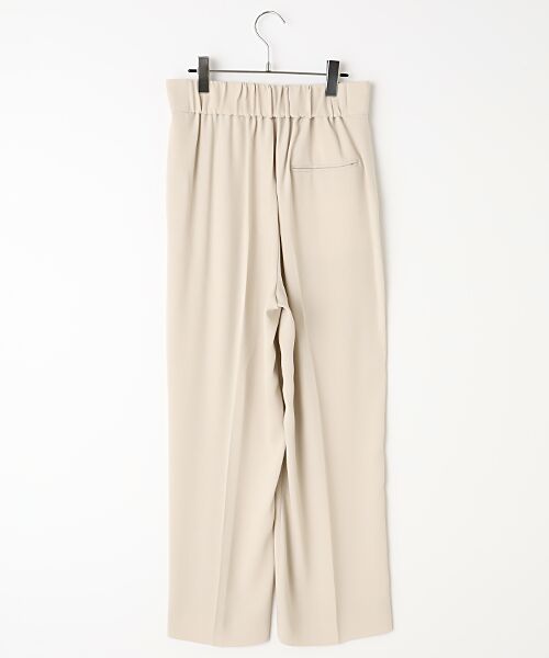 PLAIN PEOPLE / プレインピープル その他パンツ | バックサテンジョーゼットタックテーパードパンツ | 詳細2
