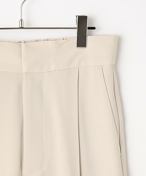 PLAIN PEOPLE / プレインピープル その他パンツ | バックサテンジョーゼットタックテーパードパンツ | 詳細3