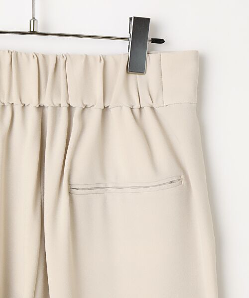 PLAIN PEOPLE / プレインピープル その他パンツ | バックサテンジョーゼットタックテーパードパンツ | 詳細4