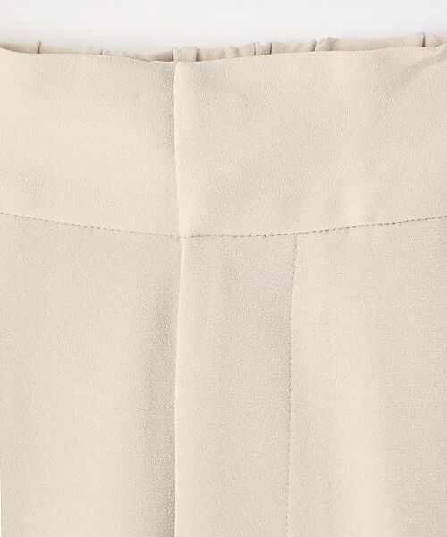 PLAIN PEOPLE / プレインピープル その他パンツ | バックサテンジョーゼットタックテーパードパンツ | 詳細7