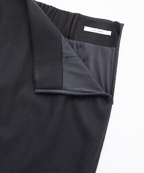 PLAIN PEOPLE / プレインピープル ロング・マキシ丈スカート | Super140ミルド天竺ペンシルスカート | 詳細4