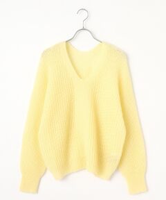 PLAIN PEOPLE / プレインピープル ニット・セーター | DIANモヘアVネックプルオーバー