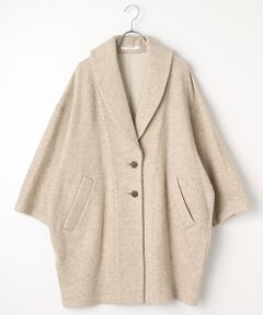 PLAIN PEOPLE プレインピープル 23AW ノーカラーパイピングコート PLAIN PEOPLE プレインピープル 23AW ノーカラーパイピング