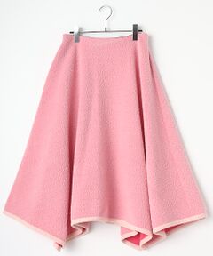 PLAIN PEOPLE / プレインピープル ロング・マキシ丈スカート | ブークレージャージ　イレギュラーヘムスカート