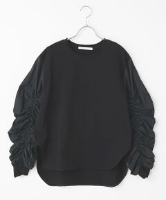 PLAIN PEOPLE / プレインピープル カットソー | アルビニオーガニックジャージ袖ギャザープルオーバー