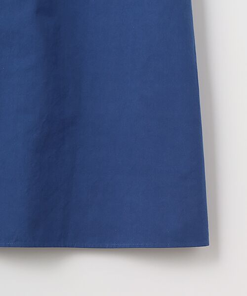 PLAIN PEOPLE / プレインピープル ロング・マキシ丈ワンピース | コットンリネンマイクロウェザーワッシャーヨークデザインワンピース | 詳細6