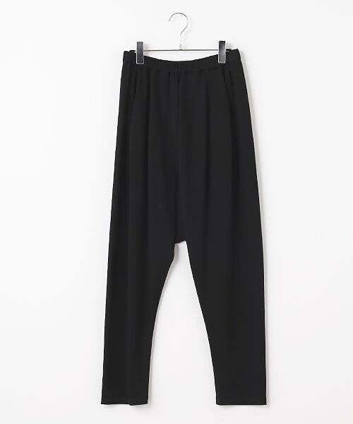 PLAIN PEOPLE/プレインピープル コットン強撚スムーステーパードパンツ ブラック 3 PLAIN PEOPLE/プレインピープル コットン強撚スムーステーパードパンツ ブラック 3